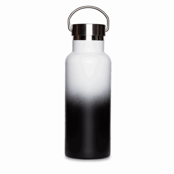 Fusion Thermosfles - Zwart Wit