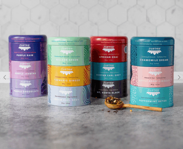 Assorti Tea Trio - Justea - Afbeelding 3