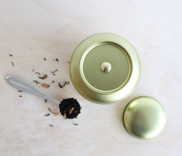 Blik melkbus 100 gram - goud - Afbeelding 2
