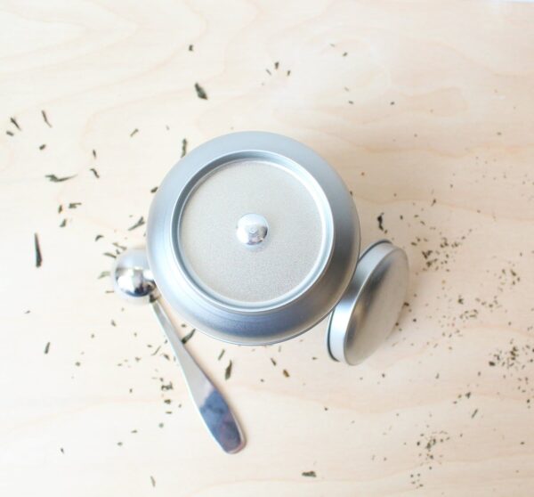 Blik melkbus 100 gram - zilver - Afbeelding 3